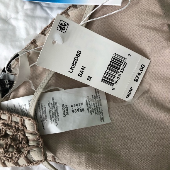 Haut De Maillot De Bain Lucky Brand Taille M – Tankini, Bleu, Neuf Avec étiquettes (NWT)